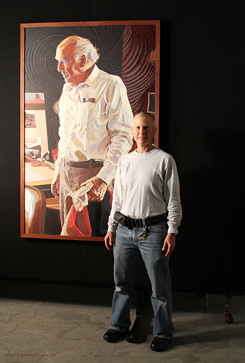 Artist with Lautner Portrait